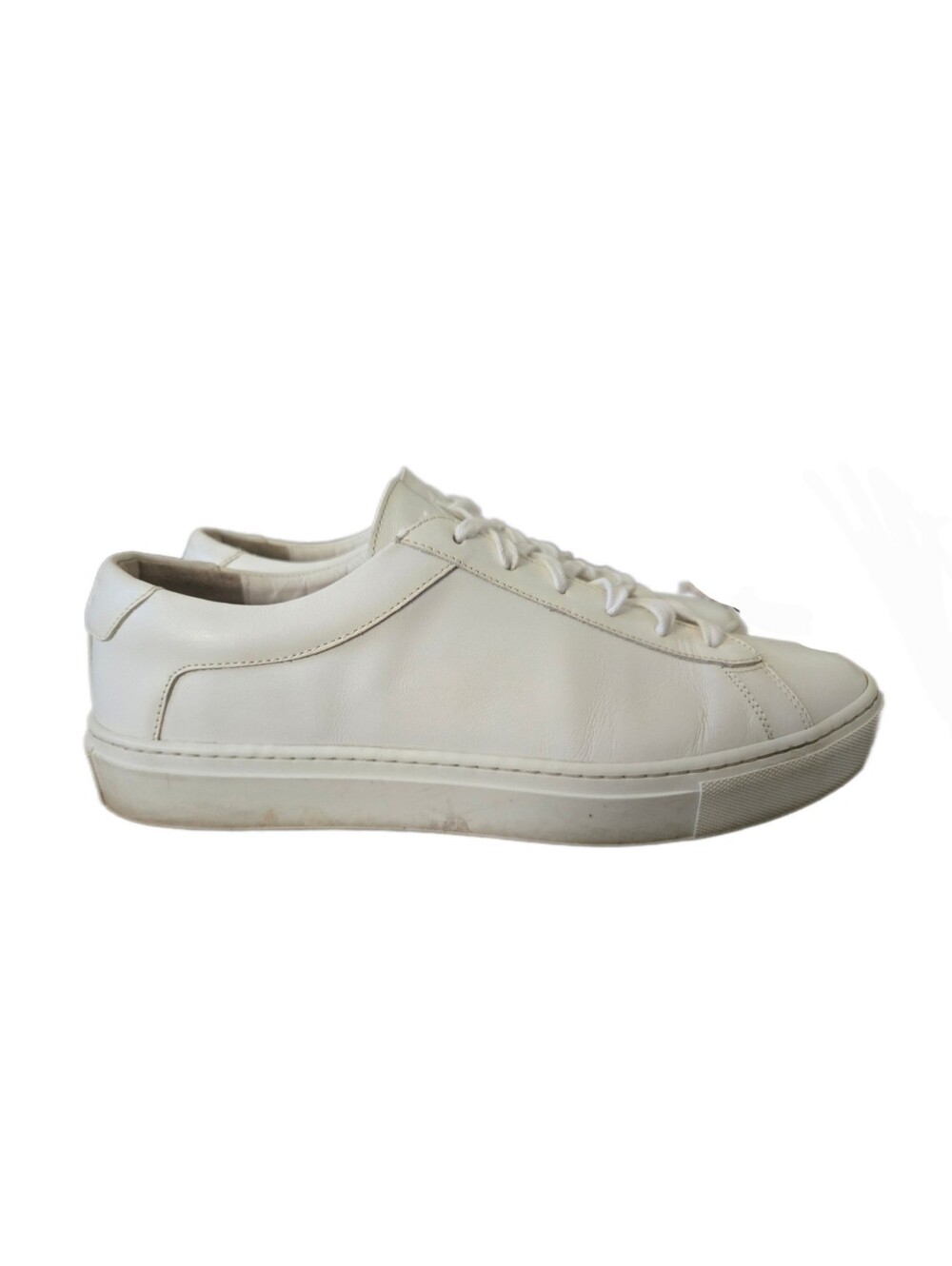 ◾️ Men's Koio Capri Triple White Leather Sneakers, Size 10 Made in Italy - Picture 4 of 11